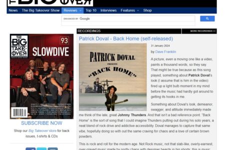 The BIG Take Over reviews Patrick Doval’s...